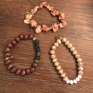 Brown/neutral Erimish bracelets